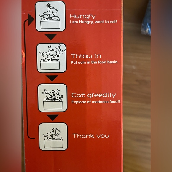 NIB Coin Eating Mechanical Dog Piggy Bank by MY DOG  Watch him in action on clip - Picture 6 of 7